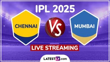 Chennai Super Kings vs Mumbai Indians IPL 2025 Free Live Streaming Online: How To Watch CSK vs MI Indian Premier League T20 Cricket Match Live Telecast on TV?