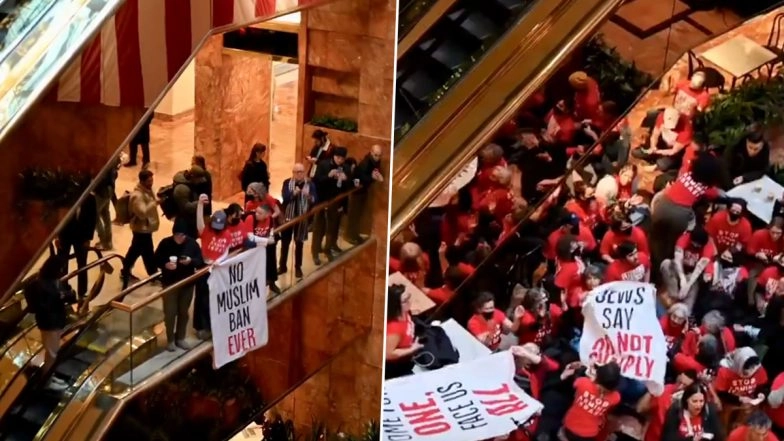US: Nearly 100 Arrested As Protesters Rally at Trump Tower Against Mahmoud Khalil’s Detention