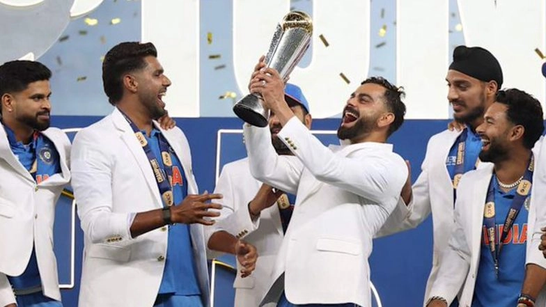 Here’s How India Players Celebrated ICC Champions Trophy 2025 Success 