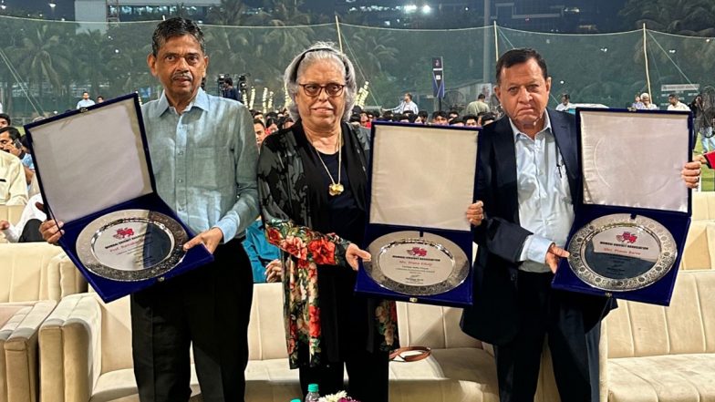 MCA Honours Dilip Vengsarkar and Diana Edulji With Lifetime Achievement Award 
