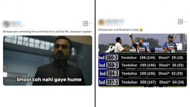 Shreyas Iyer Funny Memes Go Viral After New Punjab Kings Captain Scores Power-Packed 97 Not Out Off Just 42 Balls in GT vs PBKS IPL 2025 Match