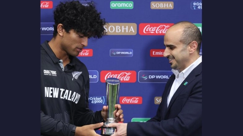 ICC CT 2025: Rachin Ravindra Secures ‘Golden Bat’, ‘Player of the Tournament’ Honours 