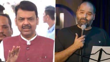 Kunal Kamra Song on Eknath Shinde: Stand-Up Comedian Should Apologise, Action To Be Taken As per Law, Says Maharashtra CM Devendra Fadnavis (Watch Video)