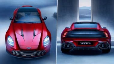 Aston Martin Vanquish Launched in India at INR 8.85 Crore With V12 Twin-Turbo Engine; Check Specifications and Features