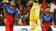 CSK vs RCB IPL 2025 Preview: Royal Challengers Bengaluru Look Up to Batters To End 17-Year Chennai Jinx; Bhuvneshwar Kumar, Matheesha Pathirana Fitness in Focus