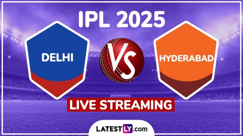 Delhi Capitals vs Sunrisers Hyderabad IPL 2025 Free Live Streaming Online: How To Watch DC vs SRH Indian Premier League T20 Cricket Match Live Telecast on TV?