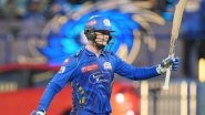 IPL 2025: Mumbai Indians Secure Dominant Eight-Wicket Victory Over Kolkata Knight Riders, Ryan Rickelton Stars With Match-Winning 62