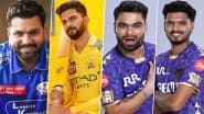 IPL 2025 Jerseys: See Pics of Kits To Be Worn by All Franchises in Cash-Rich Indian Premier League Cricket Tournament