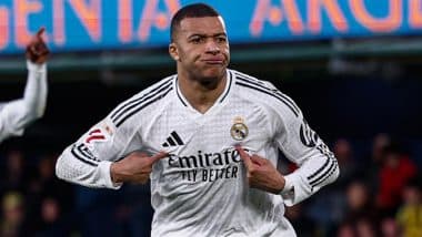 Kylian Mbappe Scores Twice to Reach 31 Goals for Real Madrid, Betters Ronaldo's Debut Season Tally 