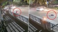 Hit and Run Caught on Camera: 19-Year-Old B.Tech Student Killed in High-Speed Crash, Driver on the Run (Disturbing Visual)