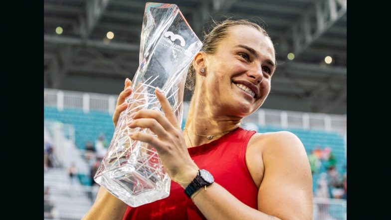 Miami Open 2025: Aryna Sabalenka Beats Jessica Pegula in Final for 19th WTA Tour Title 