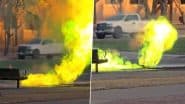 Texas Tech Campus Fires: ‘Green Flames’ Seen in Lubbock; Power Outage, Gas Odor Reported (Watch Video)