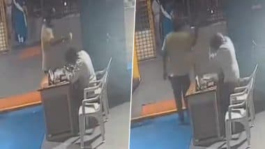 Acid Attack Caught on Camera: 2 Priests Arrested After CCTV Footage of Assault With Accountant Goes Viral in Hyderabad (Watch Videos)