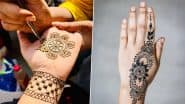 Holi 2025 Mehndi Designs: Easy Henna Patterns and Traditional Mehendi Motifs for Front and Back Hand To Celebrate the Festival of Colours (Watch Videos)