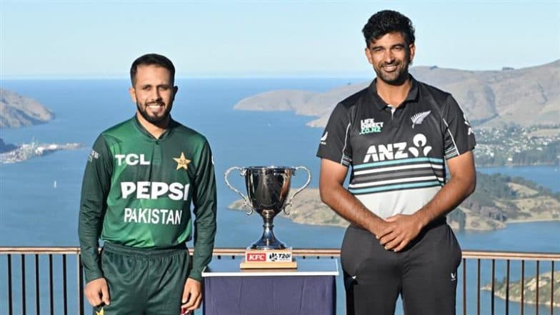 How To Watch NZ vs PAK 1st T20I 2025 Free Live Streaming Online? Get Telecast Details of New Zealand vs Pakistan Cricket Match on TV
