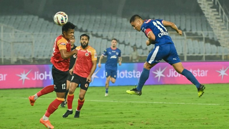 Sunil Chhetri’s Late Equaliser Ends East Bengal FC’s Playoffs Charge After Draw With Bengaluru FC 