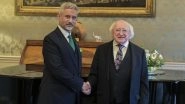 S Jaishankar&rsquo;s Ireland Visit: EAM Meets President Michael D Higgins, Discusses &lsquo;Role of Culture in Strengthening Nationhood&rsquo; (See Pic)