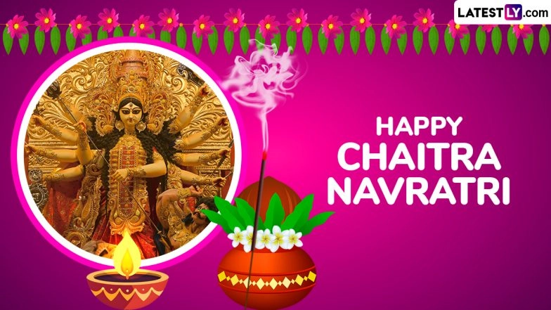 Chaitra Navratri 2025 Wishes: Send WhatsApp Messages, Greetings, HD Images, Wallpapers and Quotes To Celebrate the Festival of 9 Nights