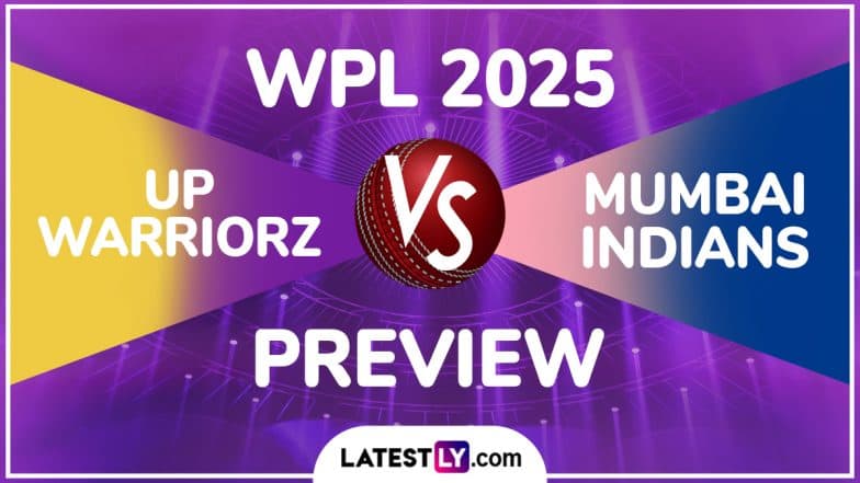 UPW-W vs MI-W WPL 2025 Preview: Likely Playing XIs, Key Battles, H2H and More About UP Warriorz vs Mumbai Indians Women's Premier League Match in Lucknow