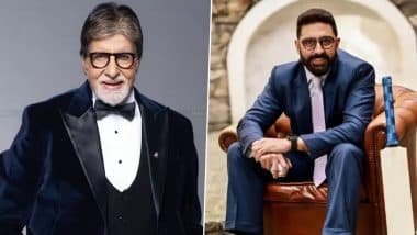 ‘May You Succeed in This Too’: Amitabh Bachchan Cheers for Son Abhishek Bachchan As He Promotes His Co-Owned European T20 Premier League in Dublin