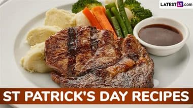 St Patrick’s Day 2025 Traditional Recipes: From Corned Beef and Cabbage to Guinness Stew, 5 Delicious Food Ideas To Celebrate and Honour the Irish Culture (Watch Videos)