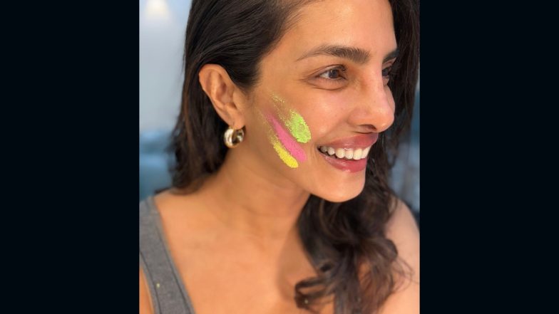 Holi 2025: Priyanka Chopra Celebrates Holi in India, Shares Pictures From Sets of SS Rajamouli’s Film