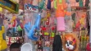 Holi 2025: Markets Abuzz With Shoppers Buying &lsquo;Gulal,&rsquo; &lsquo;Abeer&rsquo; and Water Guns 3 Days Ahead of Festival of Colours (Watch Video)
