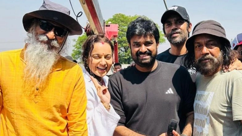 Kangana Ranaut Wraps Up Shoot for Her Upcoming Thriller Co-Starring R Madhavan (See Pic)