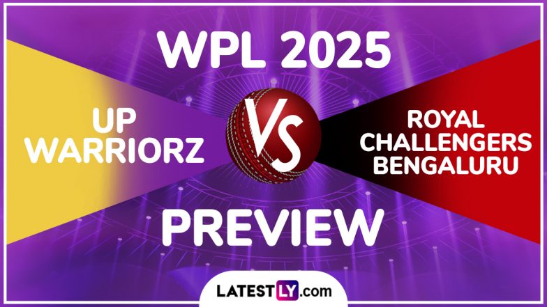 UPW-W vs RCB-W WPL 2025 Preview: Likely Playing XIs, Key Battles, H2H and More About UP Warriorz vs Royal Challengers Bengaluru Women's Premier League Match in Lucknow