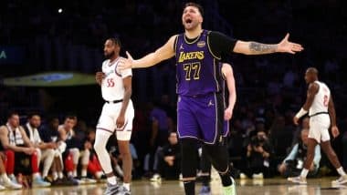 ‘Birthday Boy’ Luka Doncic and LeBron James Shine as LA Lakers Beat Clippers in NBA 2024-25 Regular Season Match