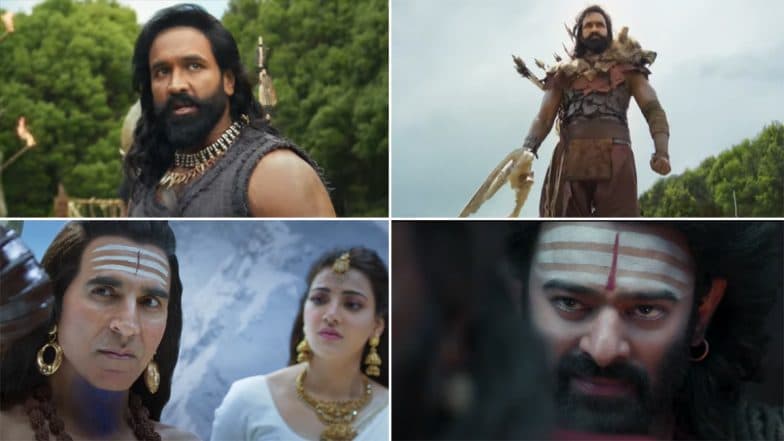 ‘Kannappa’ Teaser 2: Vishnu Manchu Fights Enemies and Akshay Kumar Features As Mahadev in This Epic Saga Co-Starring Prabhas and Mohanlal (Watch Video)