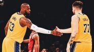 LeBron James and Luka Doncic Becomes First Laker-Pair to Score 30+ Points with 5+ Three-Pointers in Single Game, Achieves Feat During Los Angeles Lakers vs New Orleans Pelicans NBA 2024-25 Match