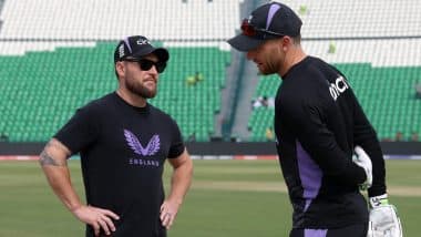 England Cricket Team Head Coach Brendon McCullum Hints at Split ODI, T20I Captaincy, Says ‘If It’s Two Different People; Then Great Too’