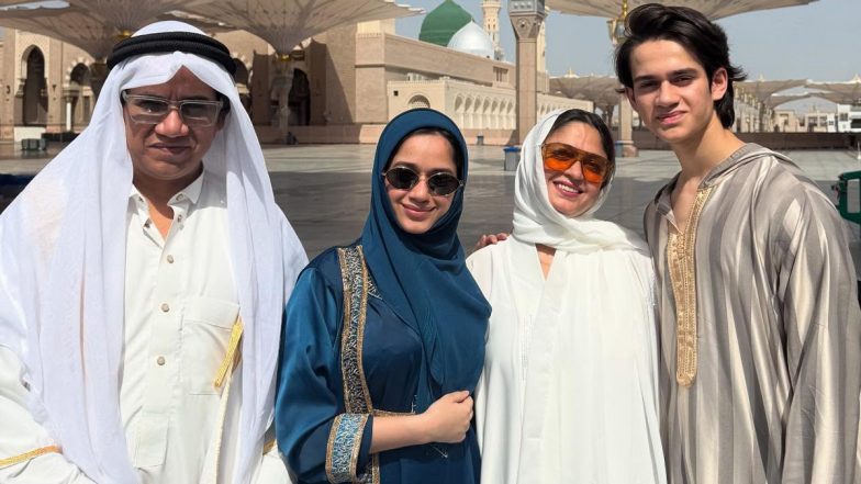 Jannat Zubair and Her Family Celebrate Eid in Medina