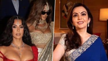 Kim Kardashian Calls Nita Ambani ‘Kris Jenner of the Ambani Family’; Reality TV Star Reveals Receiving 18–22 Kg Invitation for Anant Ambani-Radhika Merchant’s Wedding