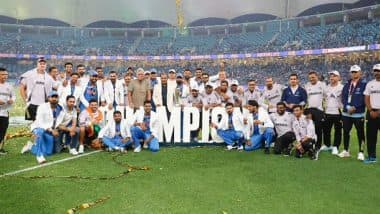 ICC Champions Trophy 2025: BCCI Hails India Cricket Team’s Unbeaten Run to Glory 