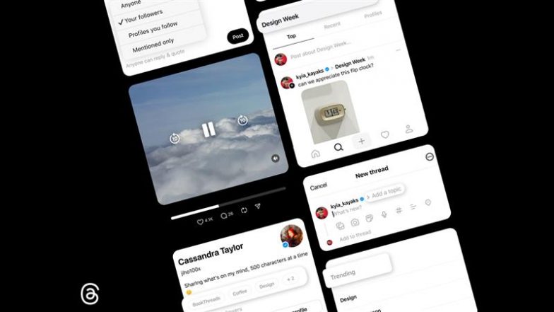 Threads New Feature Update: Meta-Owned Social Media Platform Introduces Improved Video Player and More Options To Manage Posts, Feeds; Check Details