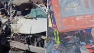 Kangan Road Accident: 4 Dead, 17 Injured in Jammu and Kashmir As Bus Collides With Car Near CRPF Camp (See Pics and Videos)