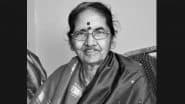 Krishna Bharati Passes Away: Eminent Gandhian and Daughter of Noted Freedom Fighter Late Pasala Krishna Murthy Dies at 92