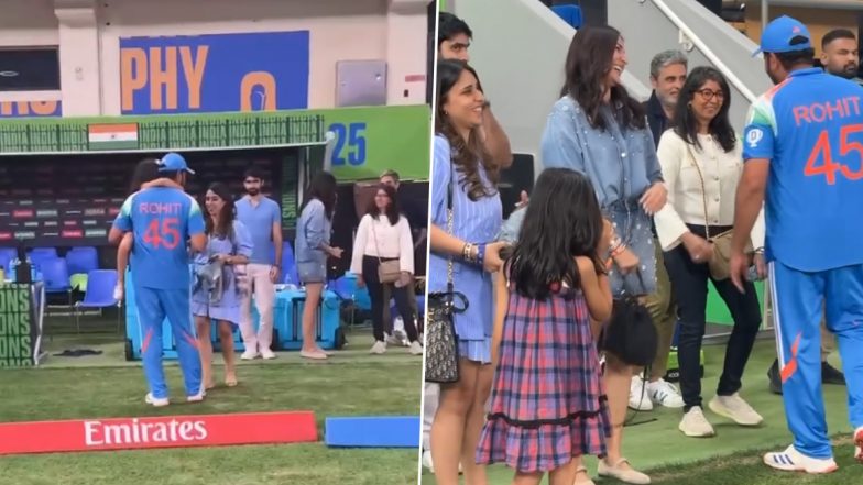 Rohit Sharma, Ravindra Jadeja Enjoy Celebratory Mood With Family Following ICC Champions Trophy 2025 Win (Watch Video)