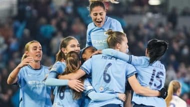 UEFA Women’s Champions League 2024–25: Manchester City Ends Chelsea’s Season-Long Unbeaten Run With Win; Defending Champions Barcelona Beat Wolfsburg