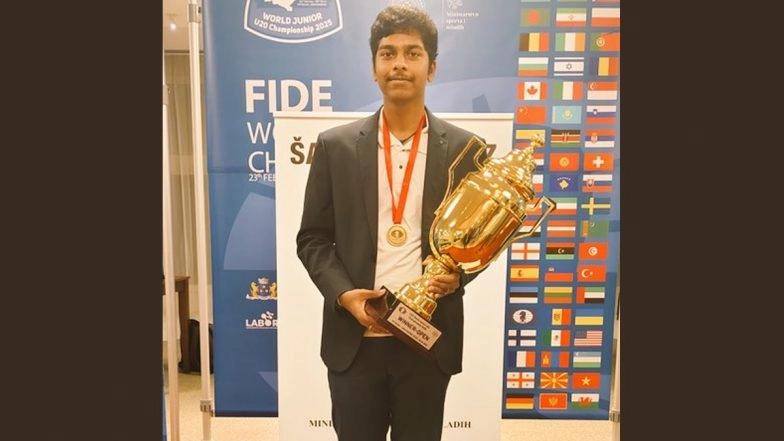 Pranav Venkatesh Wins World Junior Chess Championship 2025 