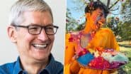 ‘Happy Holi to All Those Celebrating’: Apple CEO Tim Cook Extends Wishes for Holi With Vibrant Picture Shot on iPhone