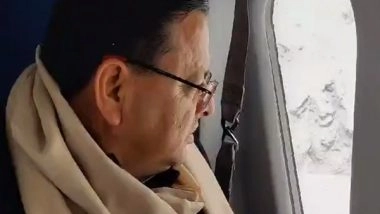 India News | Chamoli: Uttarakhand CM Dhami Conducts Aerial Survey of Affected Areas