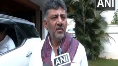 India News | Congress Party's Ideology is to Take Everyone in Society Together: DK Shivakumar on His Visit to Isha Foundation