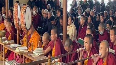 World News | Dharamshala: Tibetans-in-exile Offer Prayers on Third Day of Losar, Pray for Long Life of Dalai Lama