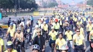 Sports News | Joginder Sharma, Ramit Tandon, Anahat Singh Spread Message to Fight Obesity During 'FIT India Sundays on Cycle' in Porbandar