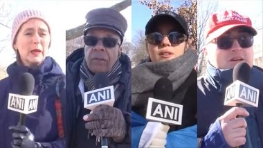 World News | People Rally in Support of Zelenskyy Outside White House, London Summit Talks of Peace Plan