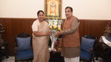 India News | Delhi CM Rekha Gupta Meets Union Minister Nitin Gadkari