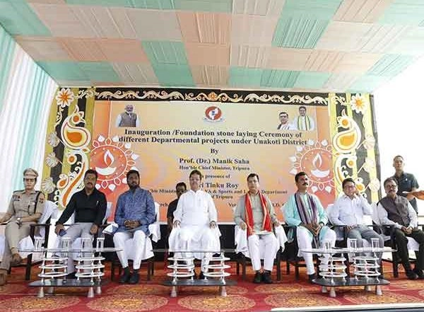 India News | Tripura CM Manik Saha Inaugurates15 Projects in Unakoti District